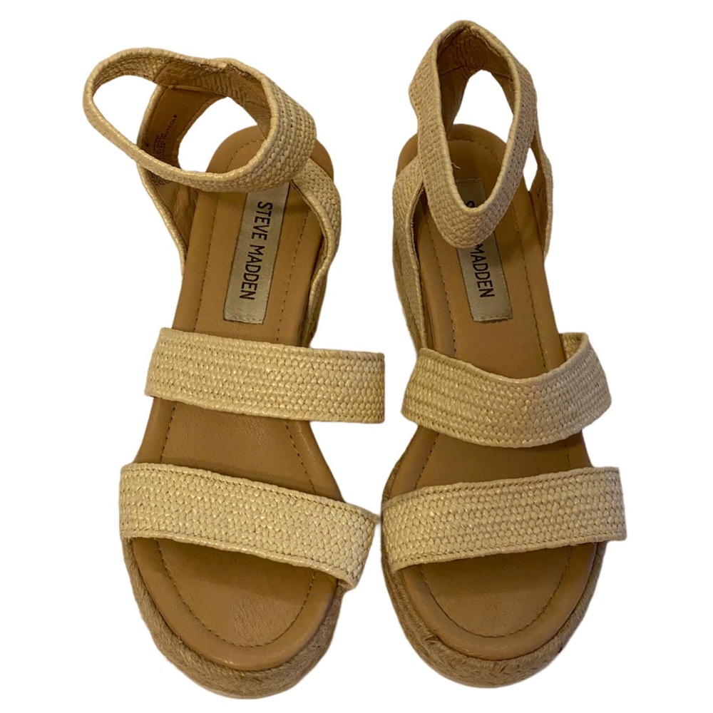 Steve Madden Platform Jennie Espadrille Sandal Size: 6